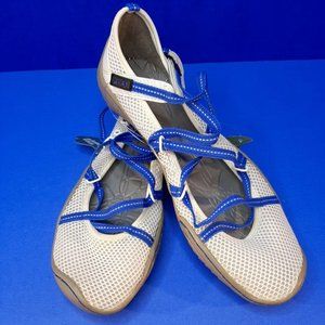 J-41 BAREFOOT Design JBU606 Hiking Water Shoe Womens 8 M Slip On Adjustable NEW